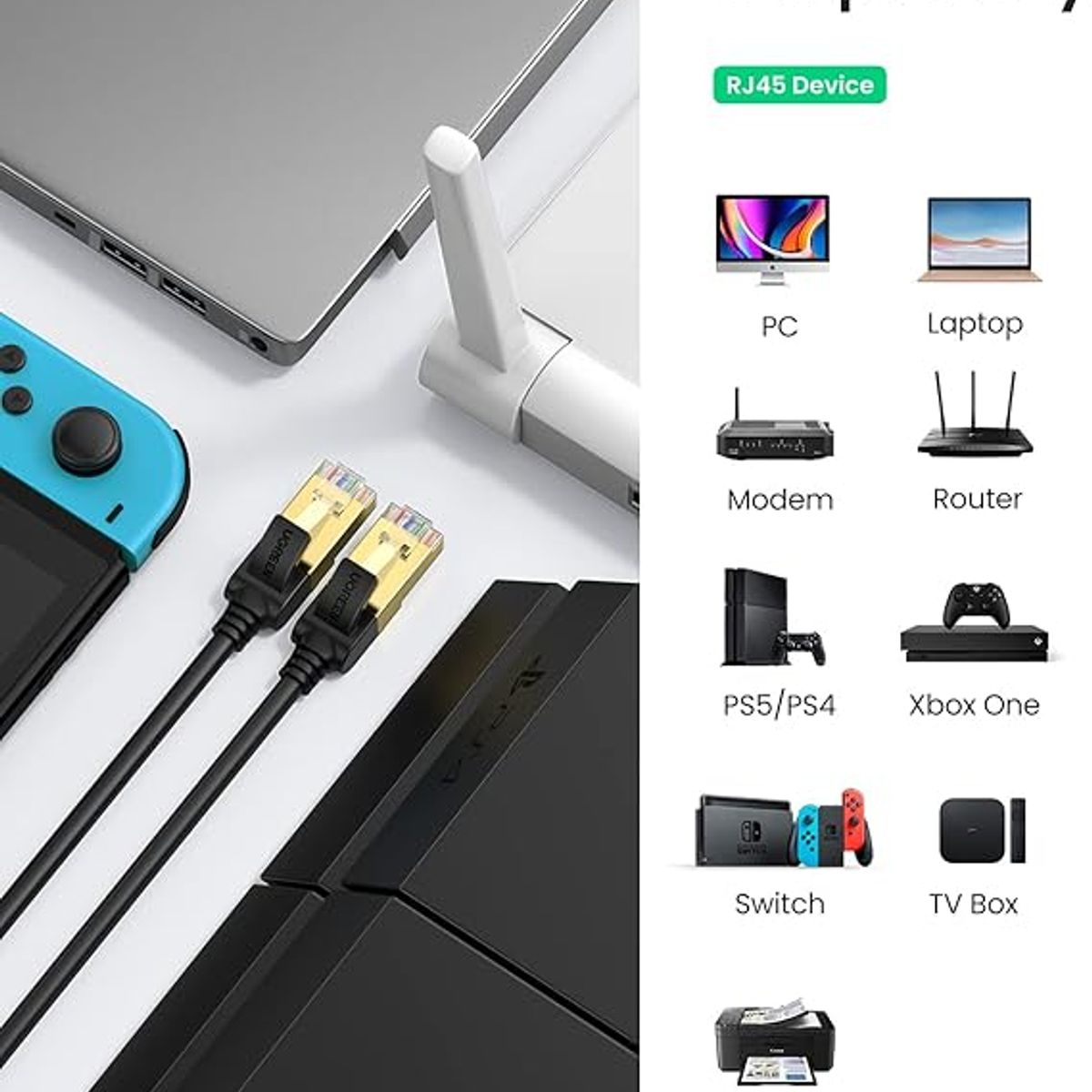 UGREEN - CABLE PATCH CORD 3 MTRS CAT 7 UGREEN 11270