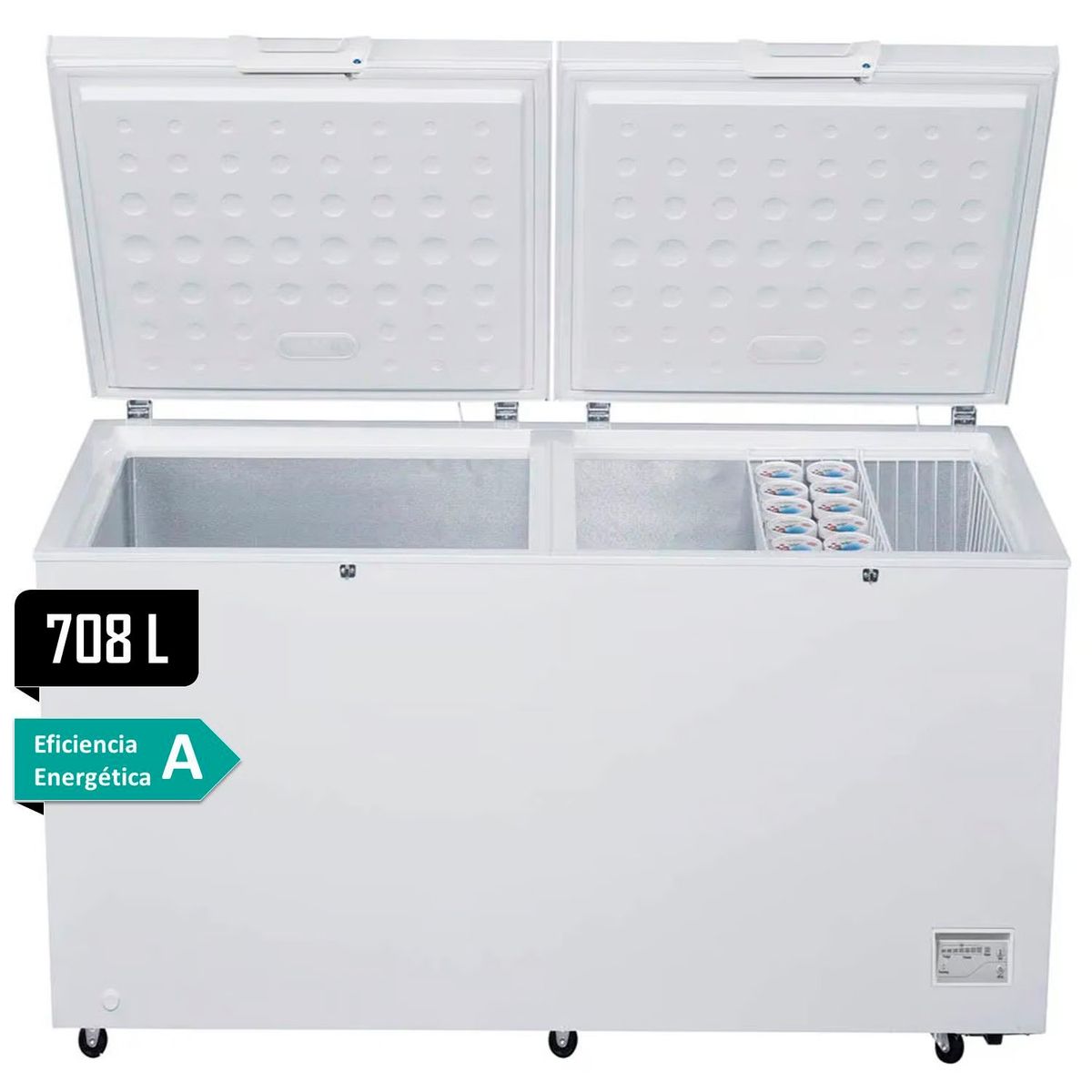 BLACKLINE - Congeladora BLACKLINE Frost 708L CGD 708L - 1PD Chest Freez