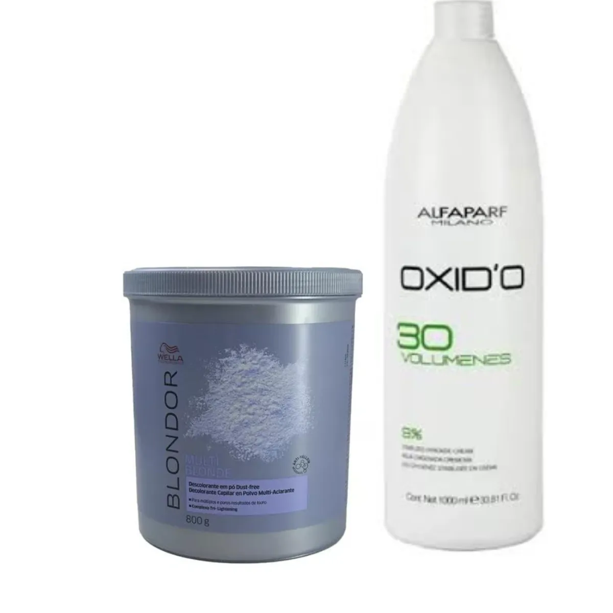 WELLA - Decolorante Blondor 800 g y Oxigenta V30