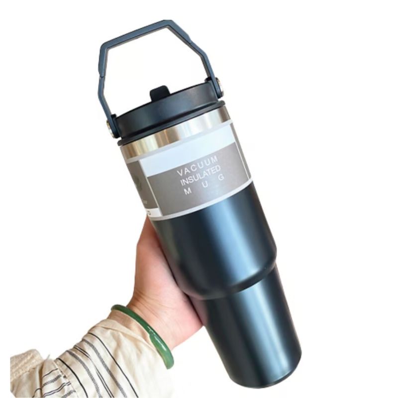 GENERICO - Termo Toma Todo Taza Capacidad 900ml - Negro