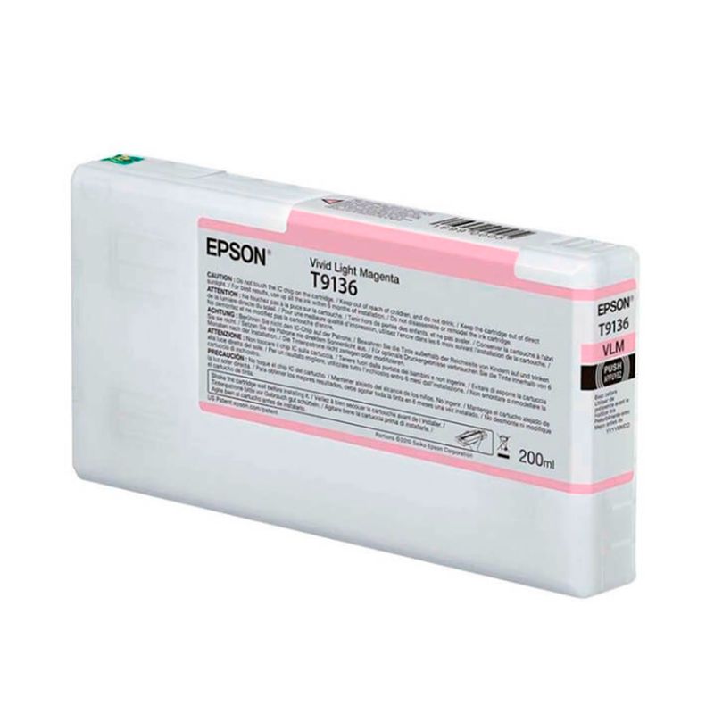 EPSON - TINTA EPSON T913600 MAGENTA CLARO, 200 ML, WF-C5310 P/N: T913600