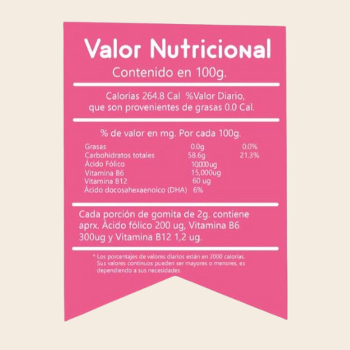 SOTTCOR - Aguaje Bbl para Adultos Gomitas Sottcor 100gr