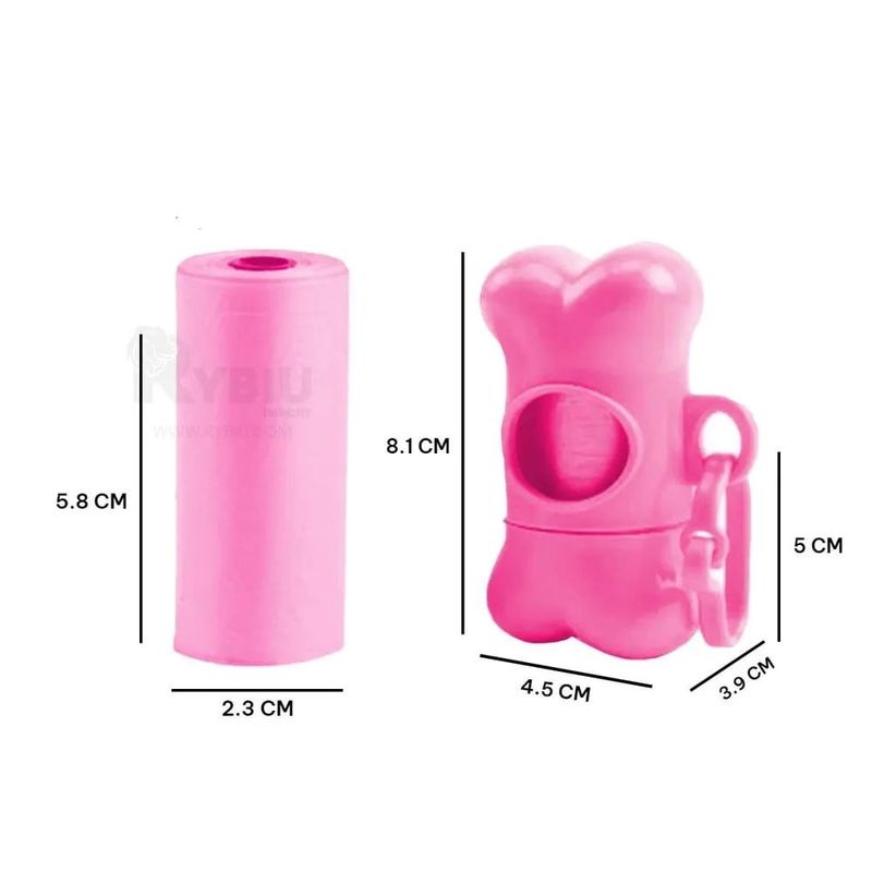OTTOWARE - Set de 3 Porta Bolsa Desechables para Mascotas