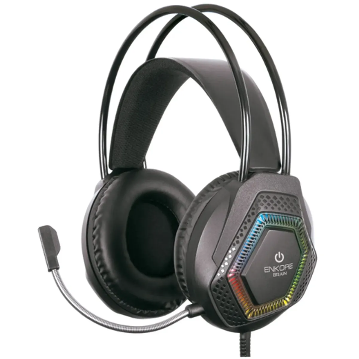 ENKORE - Audifono Gamer USB Enkore Brain 5.1 iluminación LED