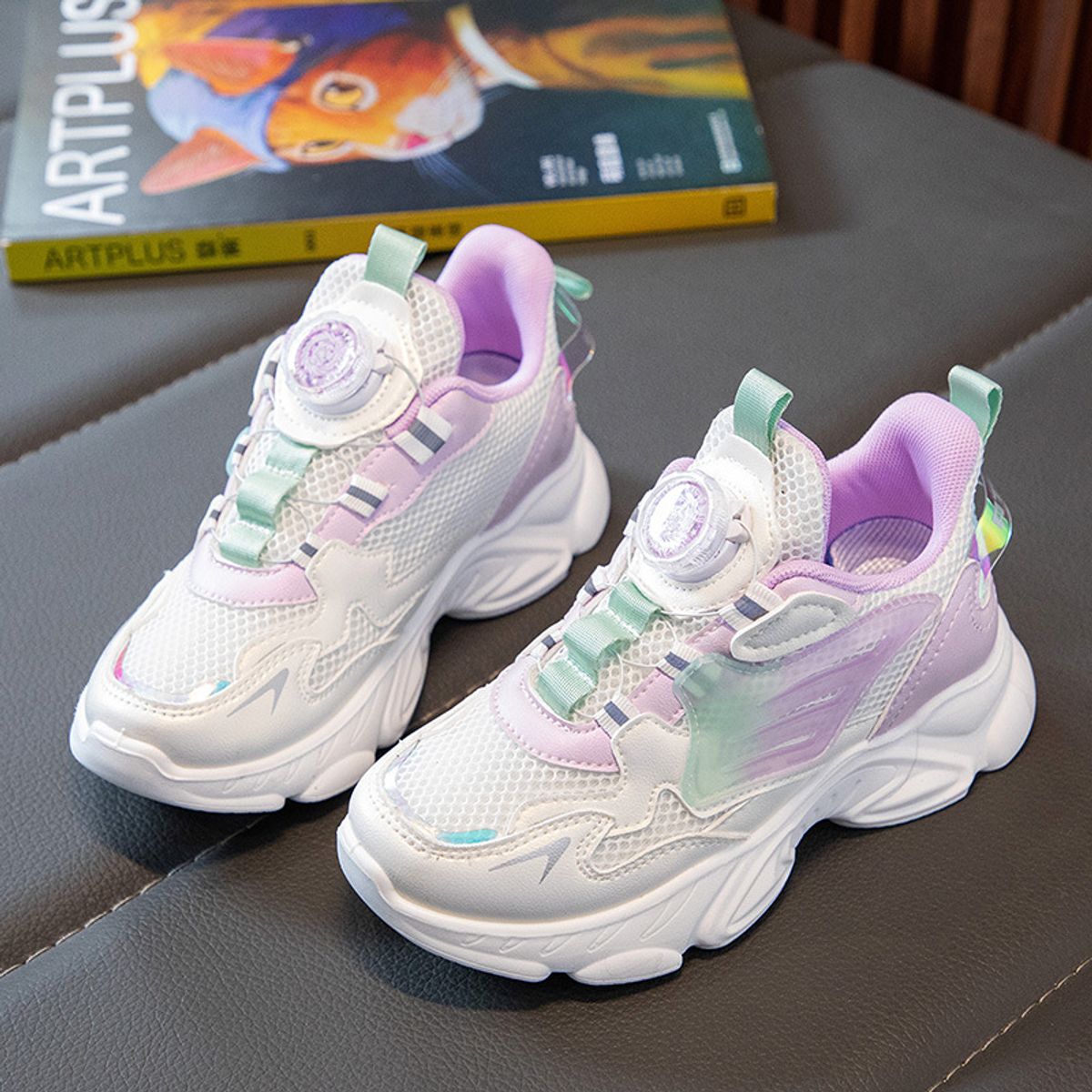 GENERICO - zapatillas de Niña Morado Atongmu 1131