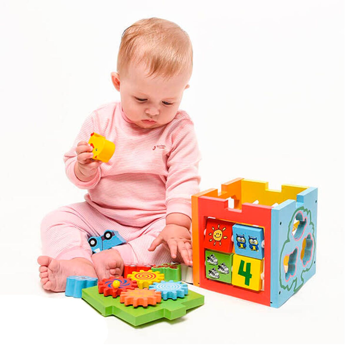 GENERICO - Cubo Multifuncion Giratorio Montessori