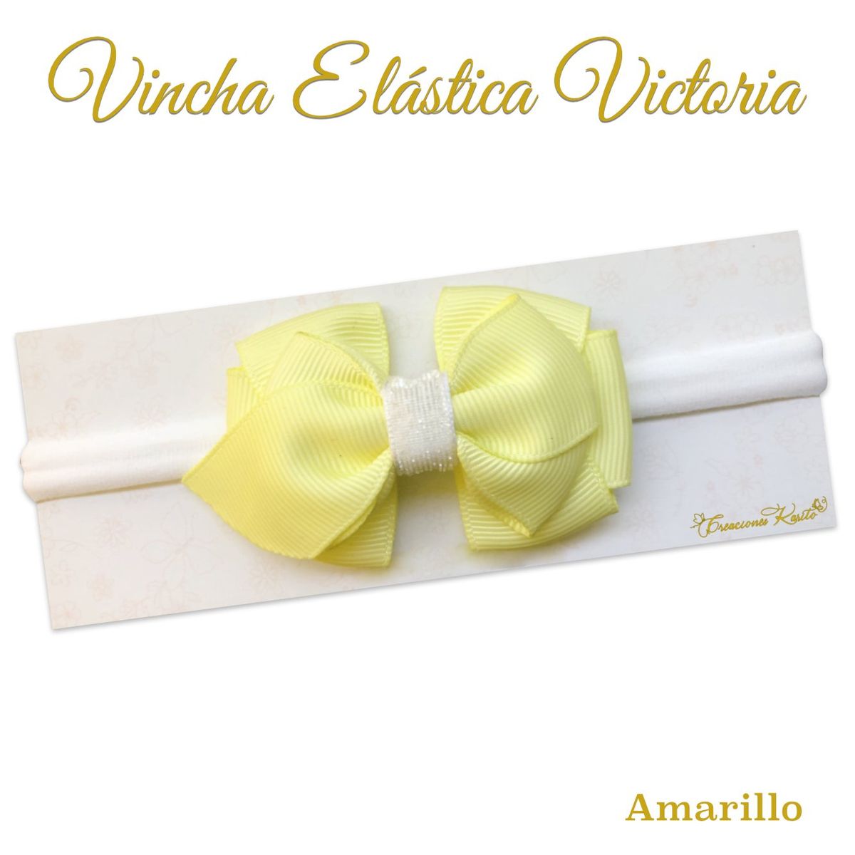 GENERICO - Vincha para bebé modelo Victoria