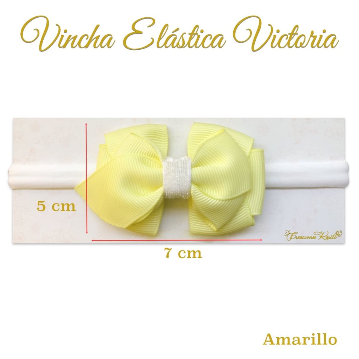 GENERICO - Vincha para bebé modelo Victoria