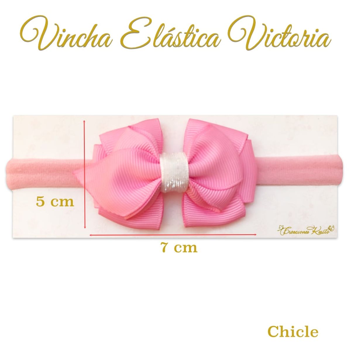 GENERICO - Vincha para bebé modelo Victoria