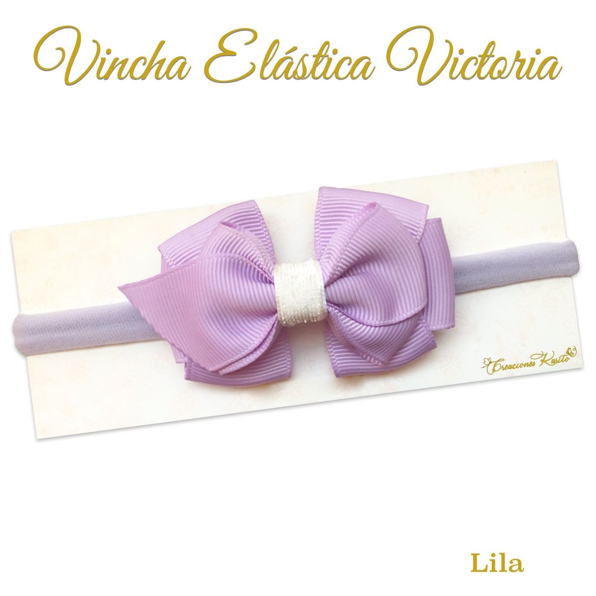 GENERICO - Vincha para bebé modelo Victoria