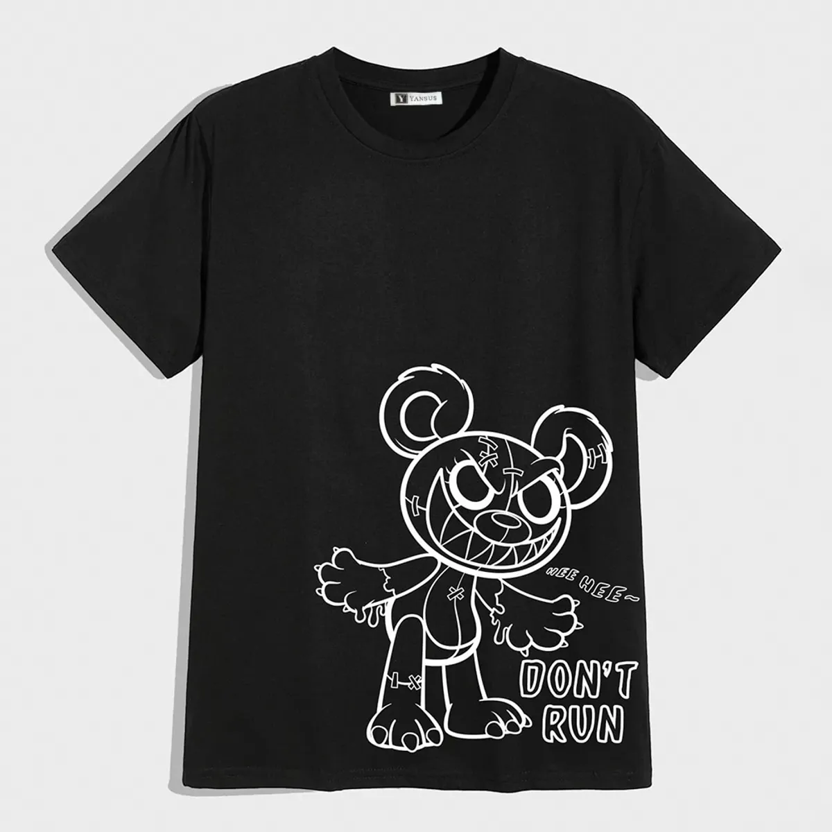 YANSUS - Polo Hombre Yansus Basico Oso Don´t Run