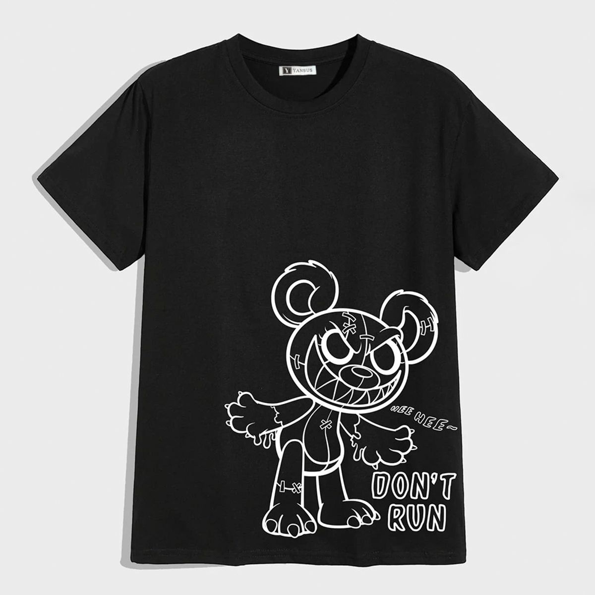 YANSUS - Polo Hombre Yansus Basico Oso Don´t Run