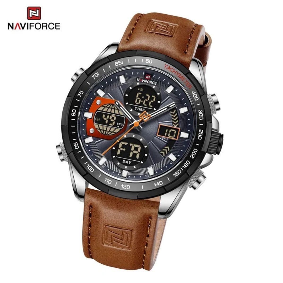 NAVIFORCE - RELOJ PARA HOMBRE MARCA NAVIFORCE NF9197 CORREA DE CUERO