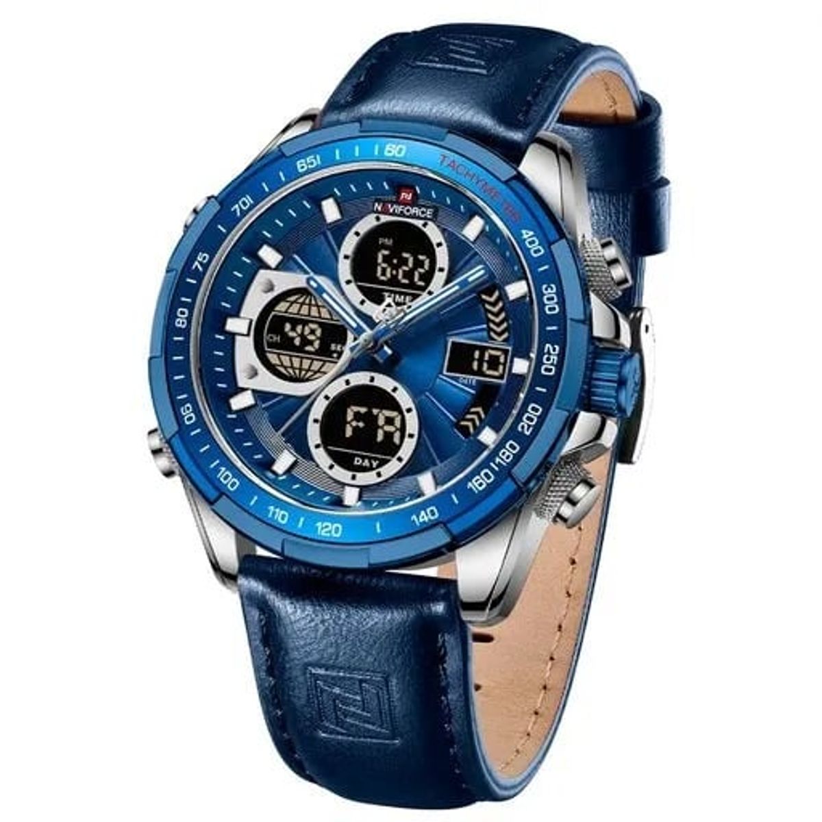 NAVIFORCE - RELOJ PARA HOMBRE MARCA NAVIFORCE NF9197 CORREA DE CUERO