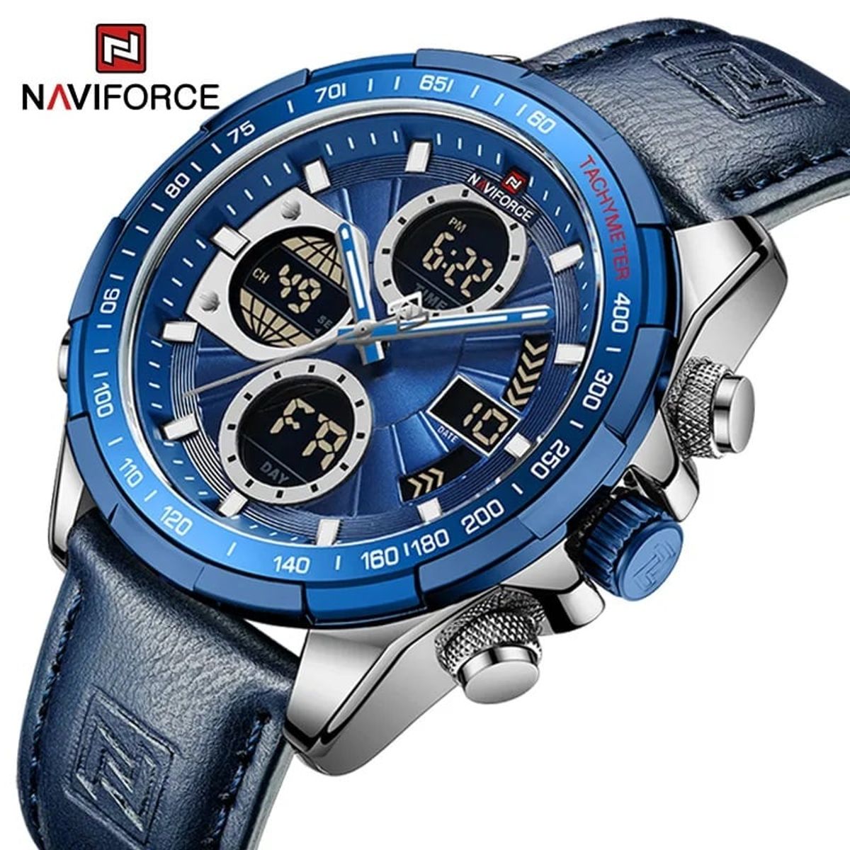 NAVIFORCE - RELOJ PARA HOMBRE MARCA NAVIFORCE NF9197 CORREA DE CUERO