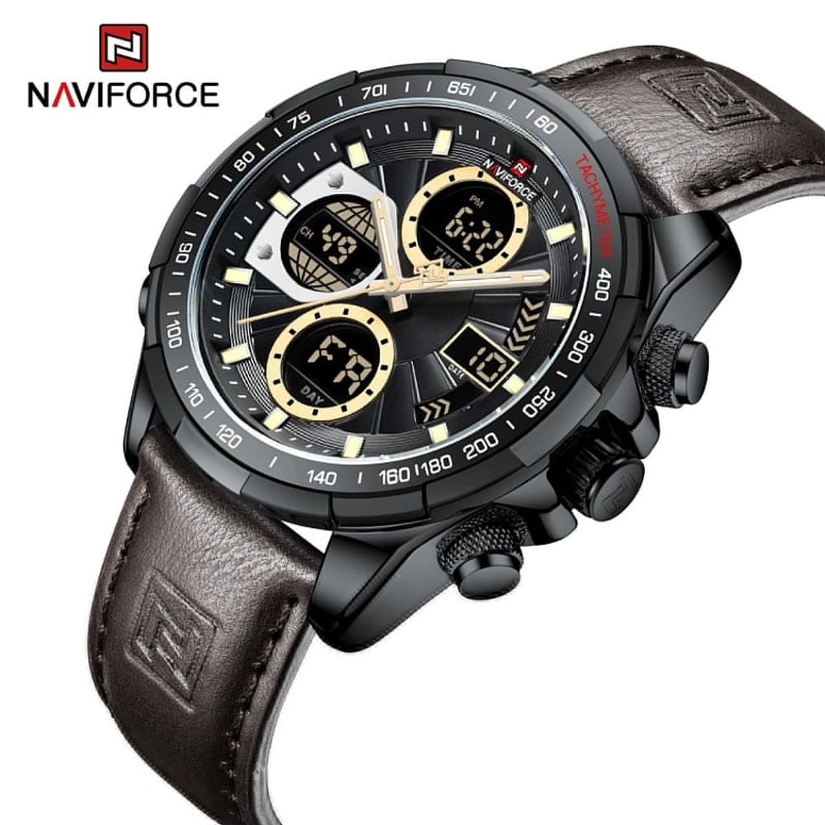 NAVIFORCE - RELOJ PARA HOMBRE MARCA NAVIFORCE NF9197 CORREA DE CUERO