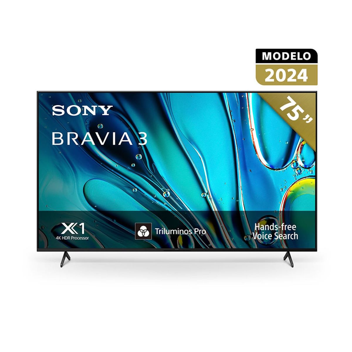 SONY - Sony Televisor K-75S30 Bravia 3 Google TV 4K Ultra HD y HDR