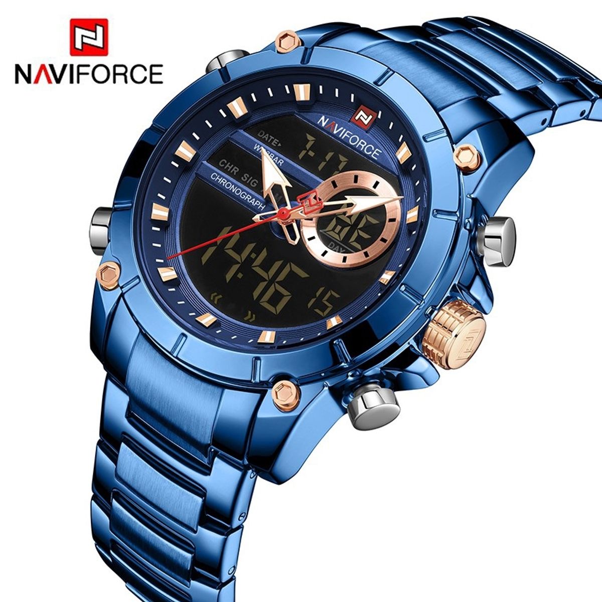NAVIFORCE - RELOJ PARA HOMBRE MARCA NAVIFORCE 9163