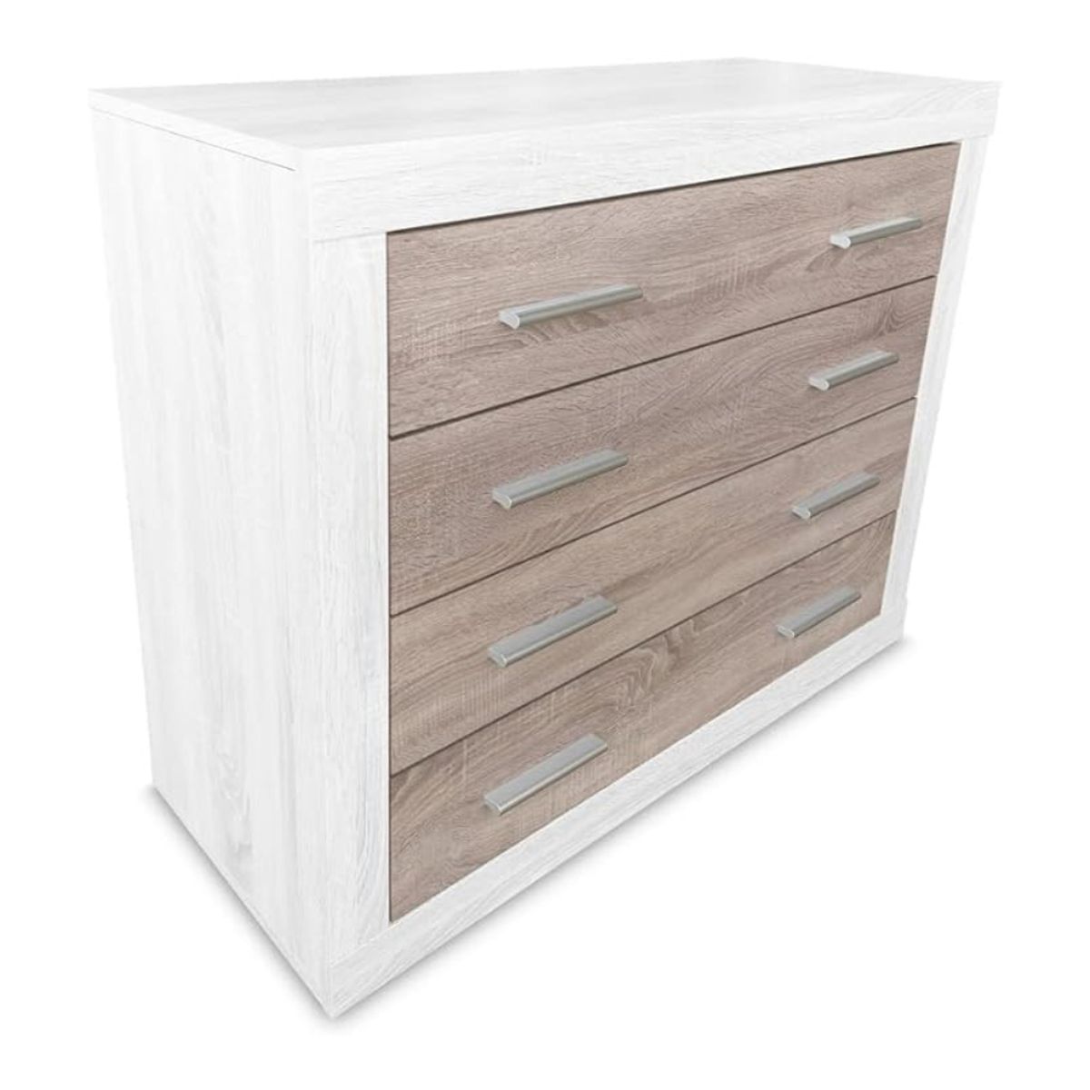 HOGAR & SPACIOS - HYS COMODA 4 CAJONES URBICA NEGRO