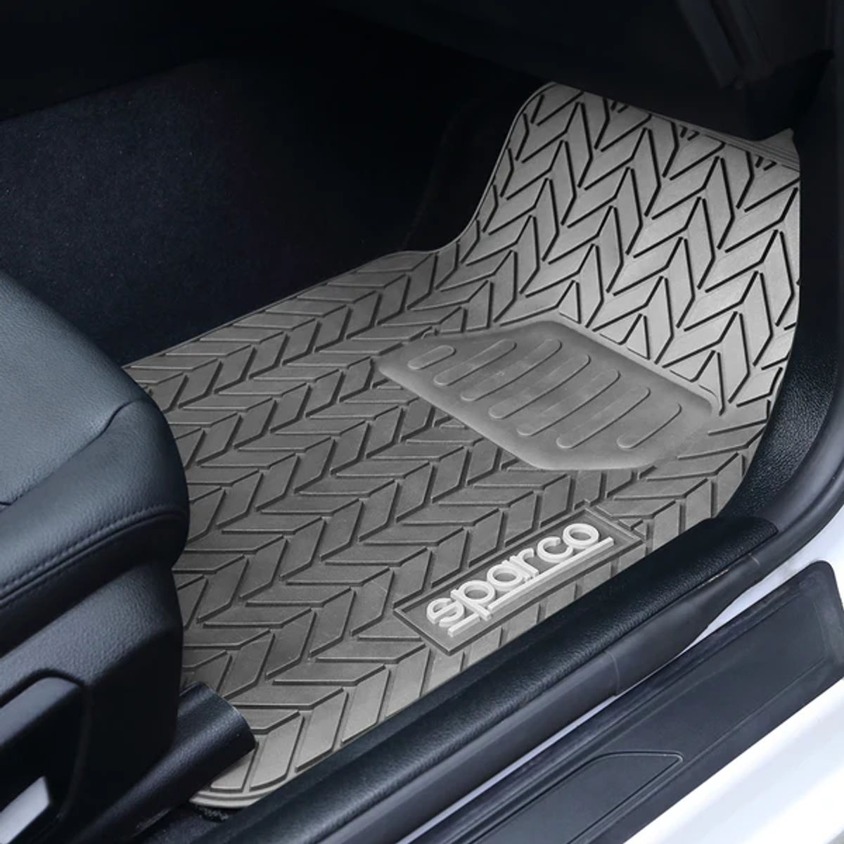 SPARCO - Piso Sparco Alfombra Universal Auto Camioneta 3 Pcs SPF501GR