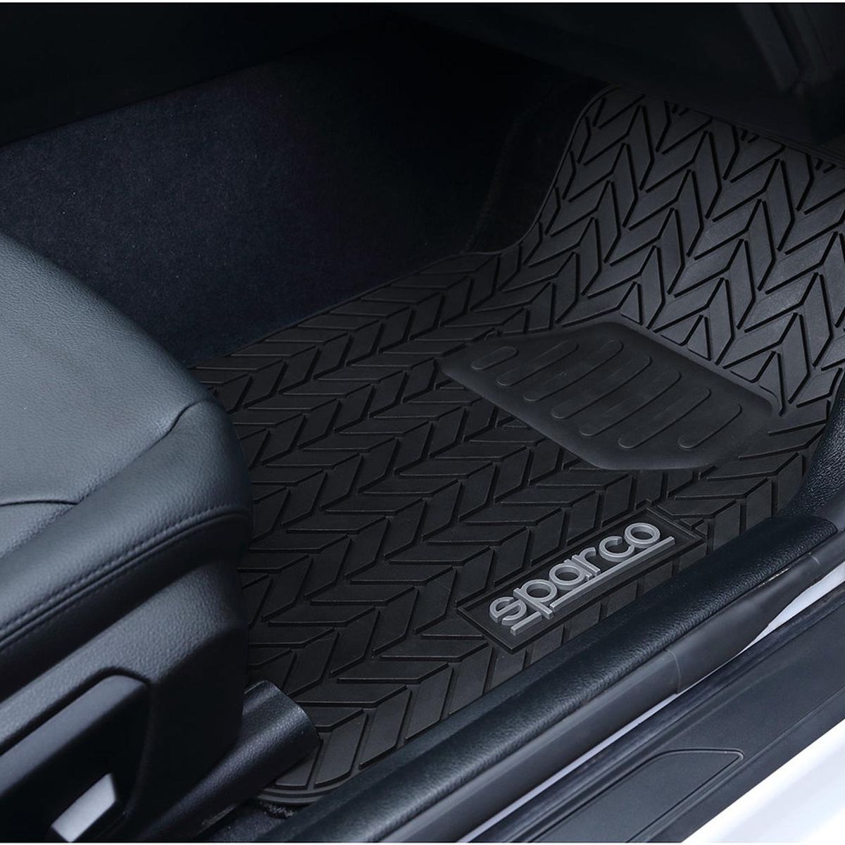 SPARCO - Piso Sparco Alfombra Universal Auto Camioneta 3 Pcs SPF501BK