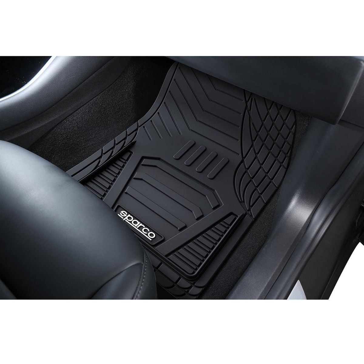 SPARCO - Piso Sparco Alfombra Universal Auto Camioneta 5 Pcs SPF509BK