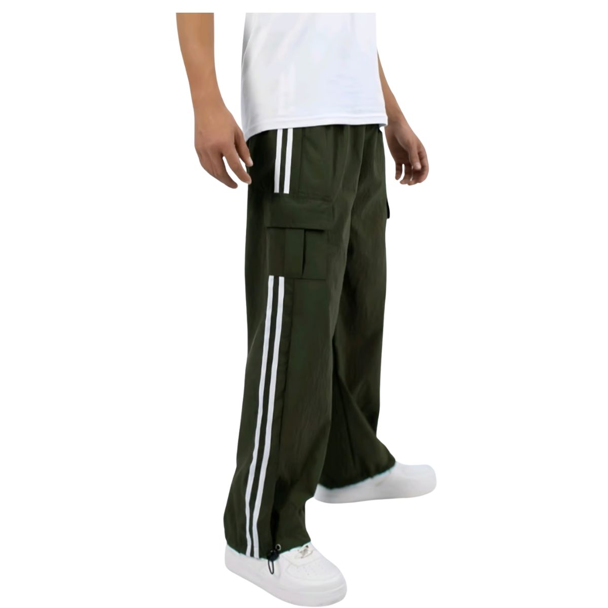 TENKI - Pantalones Cargo Sports Para Varón - Modelo Track Parachute