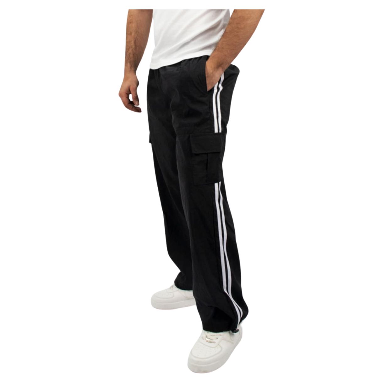 TENKI - Pantalones Cargo Sports Para Varón - Modelo Track Parachute