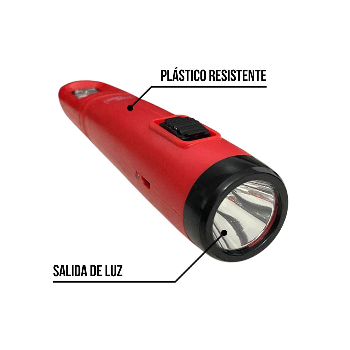 HOME LIGHT - Linterna de mano doble 1w Home Light