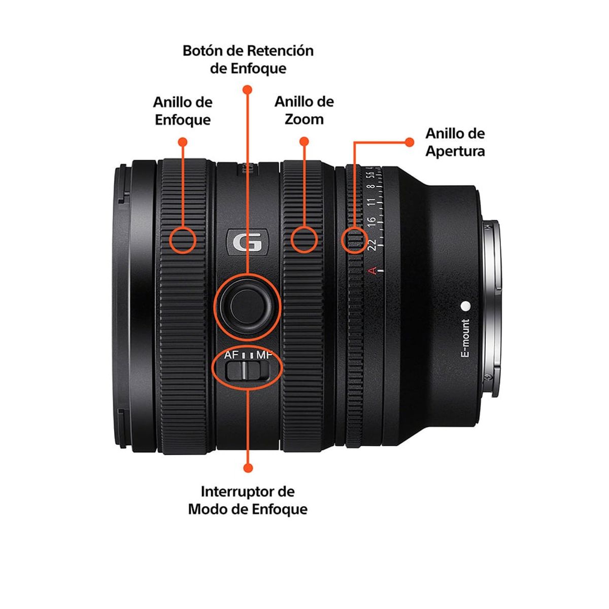 SONY - Sony Lente SEL1625G Zoom Gran Angular Full Frame Serie G