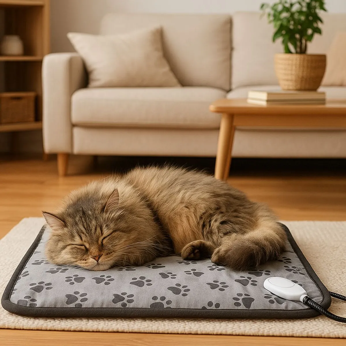 GENERICO - Manta Termica Eléctrica para Mascotas 45cmx45 cm