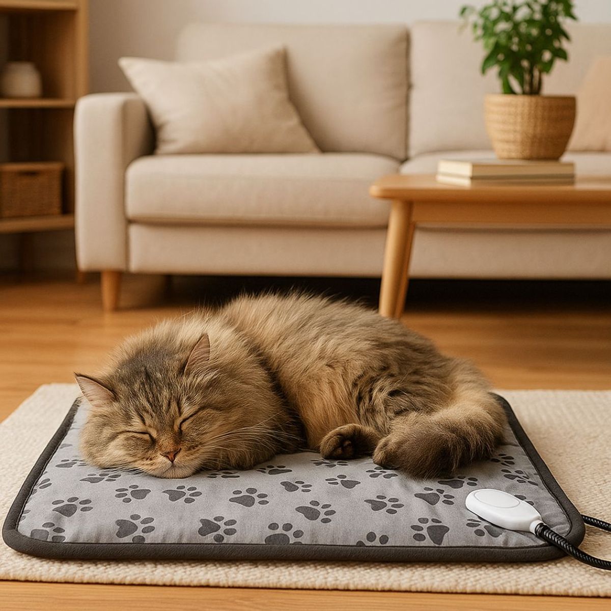 GENERICO - Manta Termica Eléctrica para Mascotas 70cm x 50cm XL