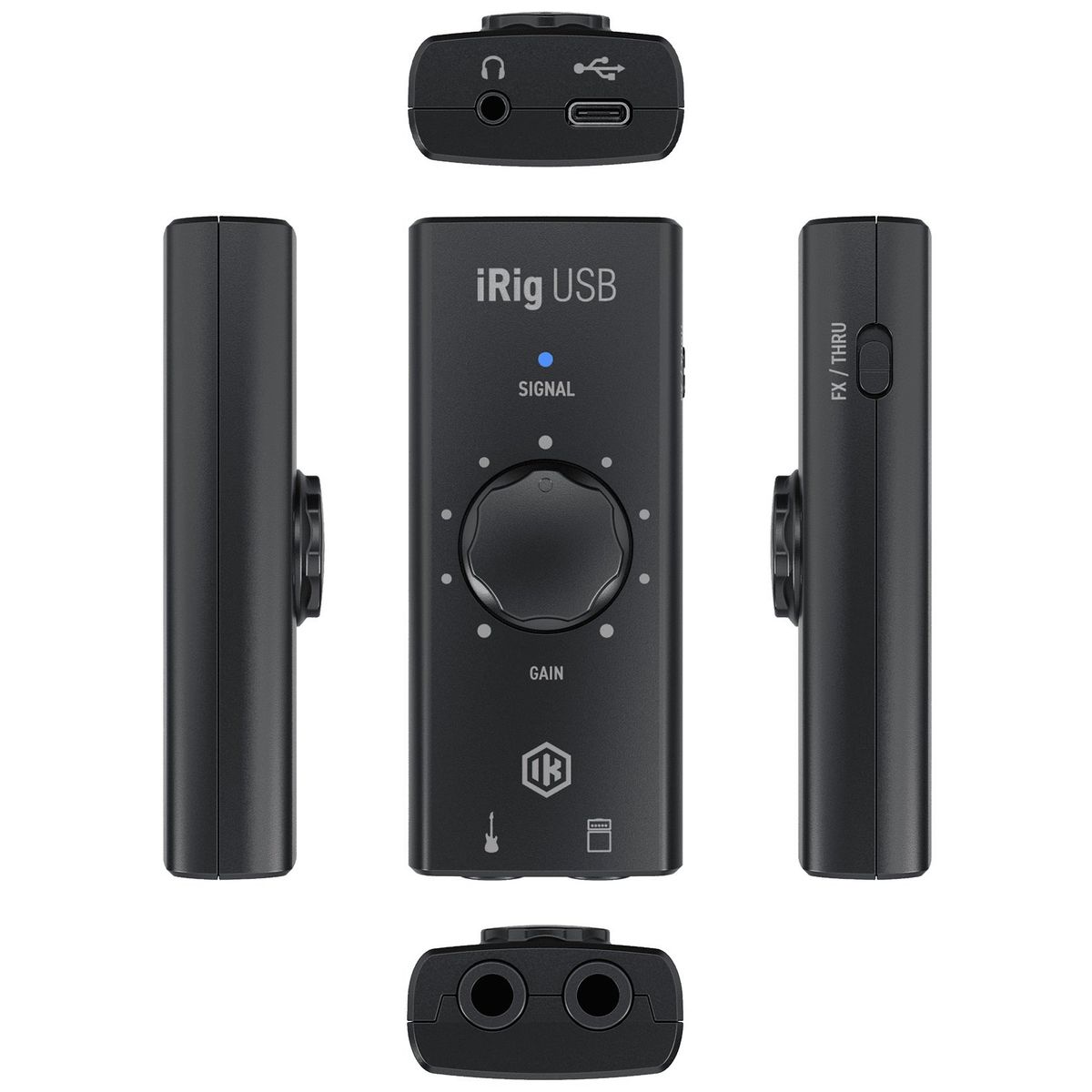 IK MULTIMEDIA - iRig USB Interfaz De Aduio Compacta Para Guitarra o Bajo