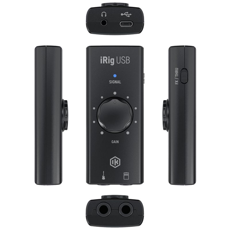 IK MULTIMEDIA - iRig USB Interfaz De Aduio Compacta Para Guitarra o Bajo