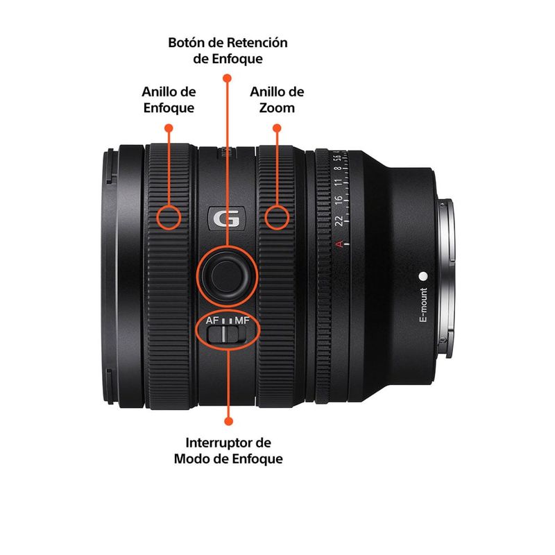 SONY - Sony Lente SEL2450G Zoom Estándar Montura E Serie G