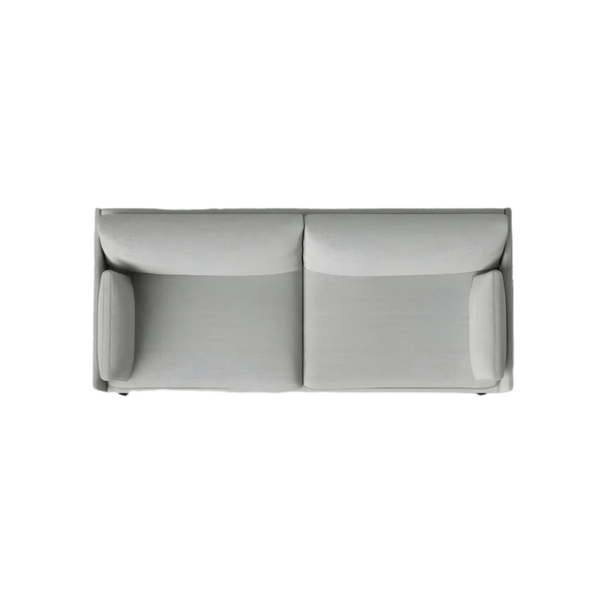 HOGAR & SPACIOS - HYS SOFA 3 CUERPOS REAL GRIS