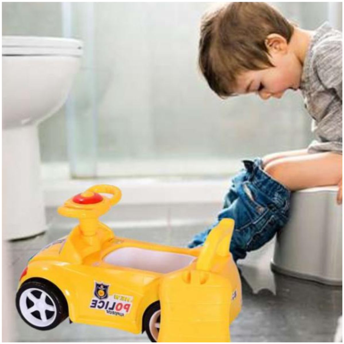 INSPIRA MARKET - Bacín carro para niños bacín divertido auto Color Aleatorio