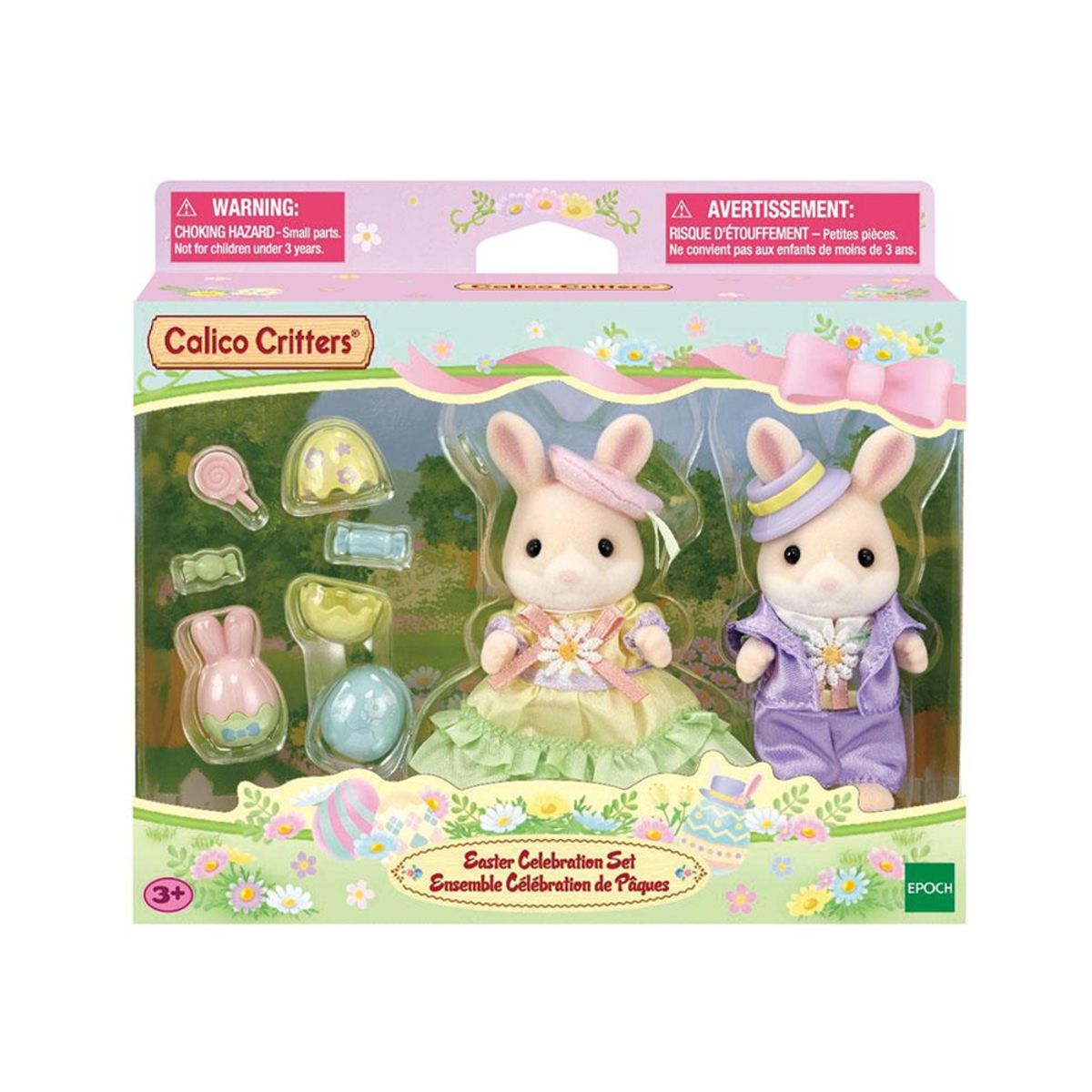 SYLVANIAN FAMILIES - Calicos Critters Sylvanian Families Pareja de Conejos Celebración Pascua