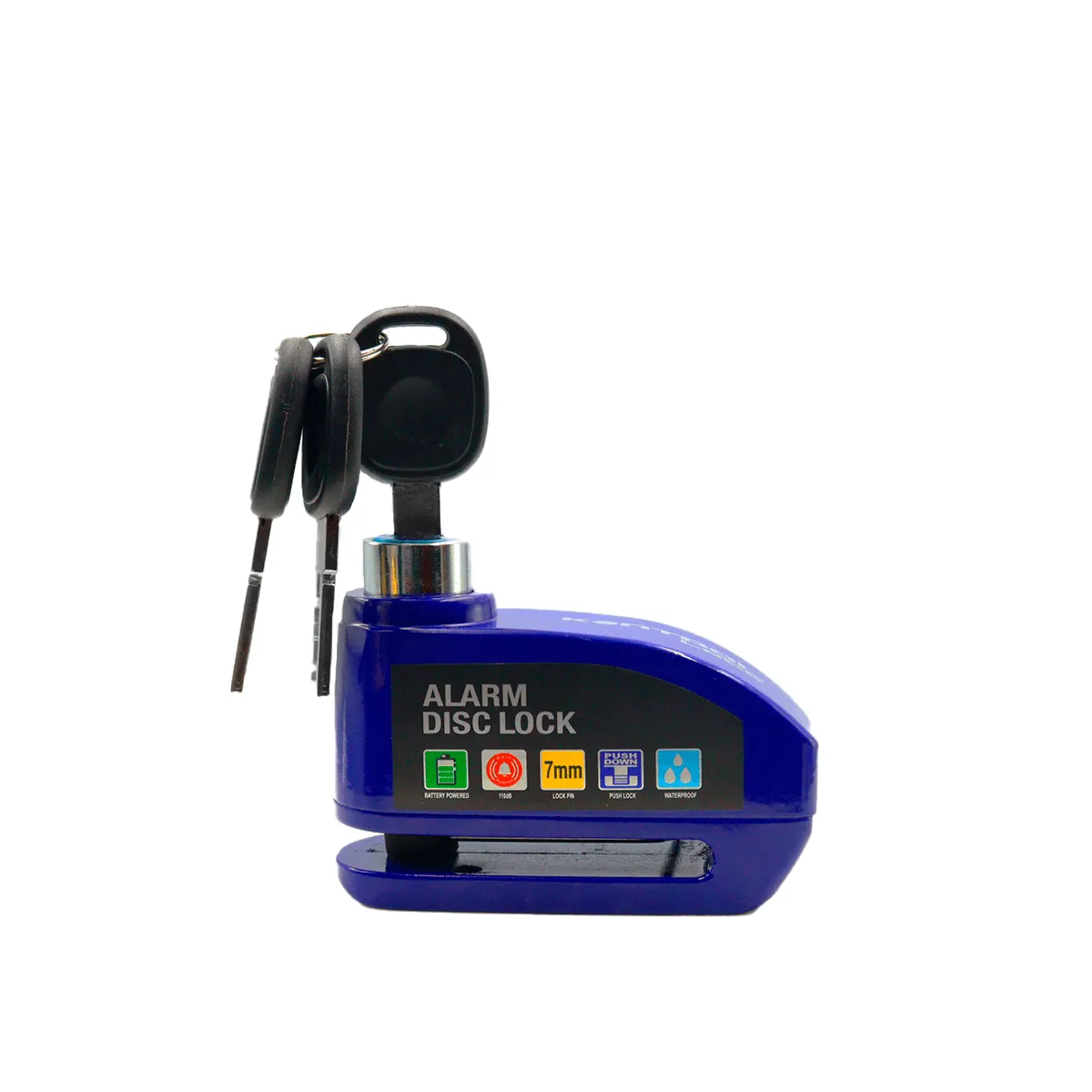 GENERICO - Candado De Disco Semipesado Con Alarma