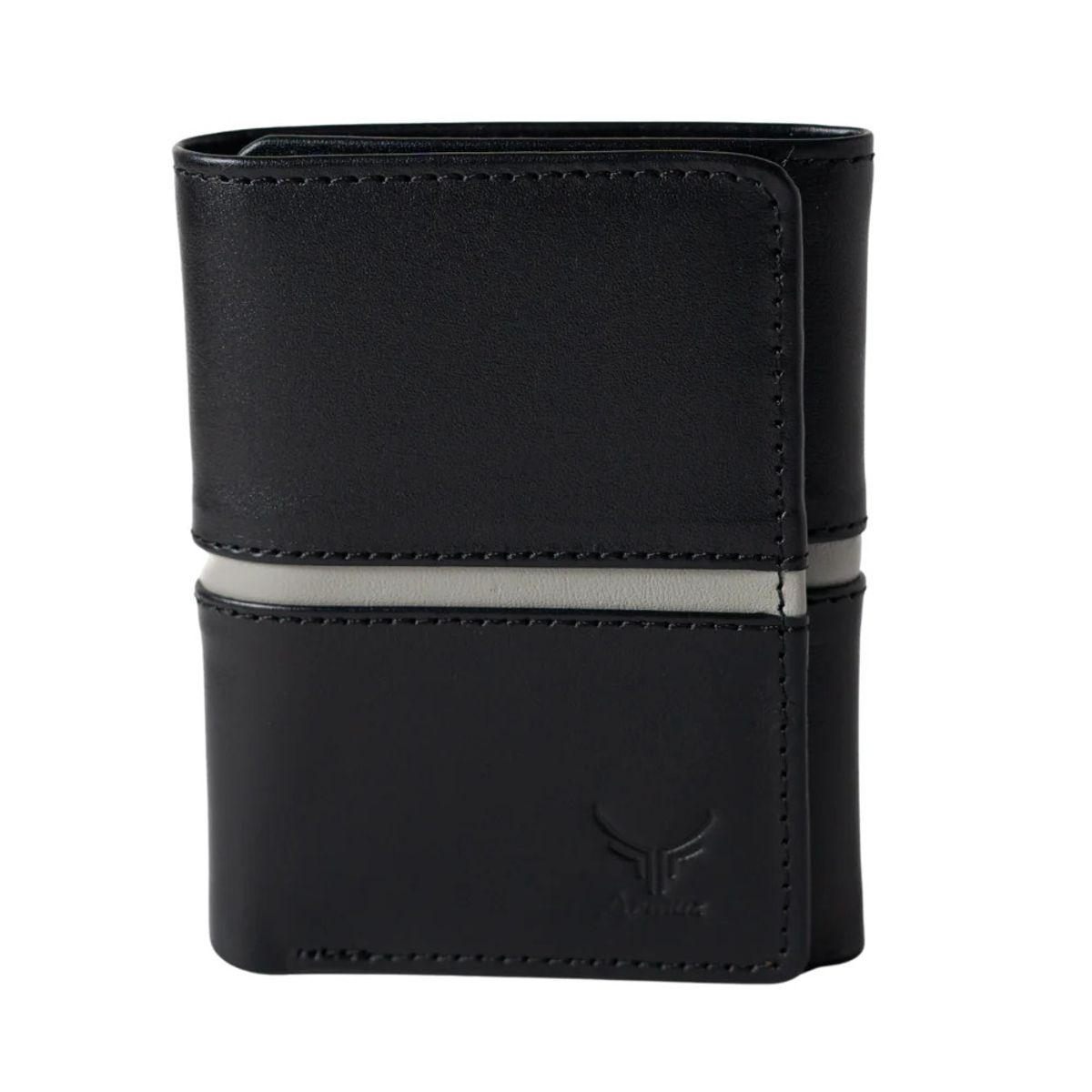 ARMUZ - Billetera de Cuero Vacuno Premium AR19 De Tres Cuerpos