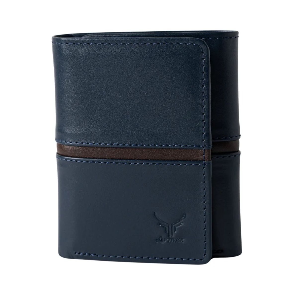 ARMUZ - Billetera de cuero vacuno premium AR19 De tres cuerpos