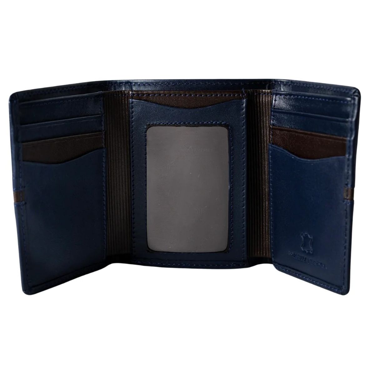 ARMUZ - Billetera de cuero vacuno premium AR19 De tres cuerpos