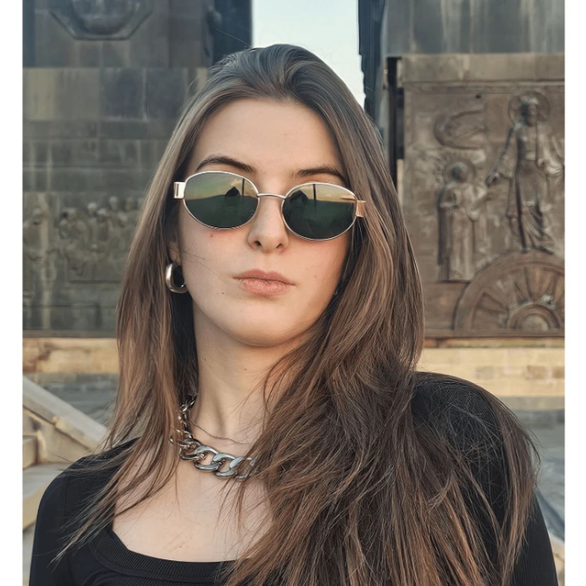 GENERICO - LENTES DE SOL RETRO METAL CON PROTECCION UV