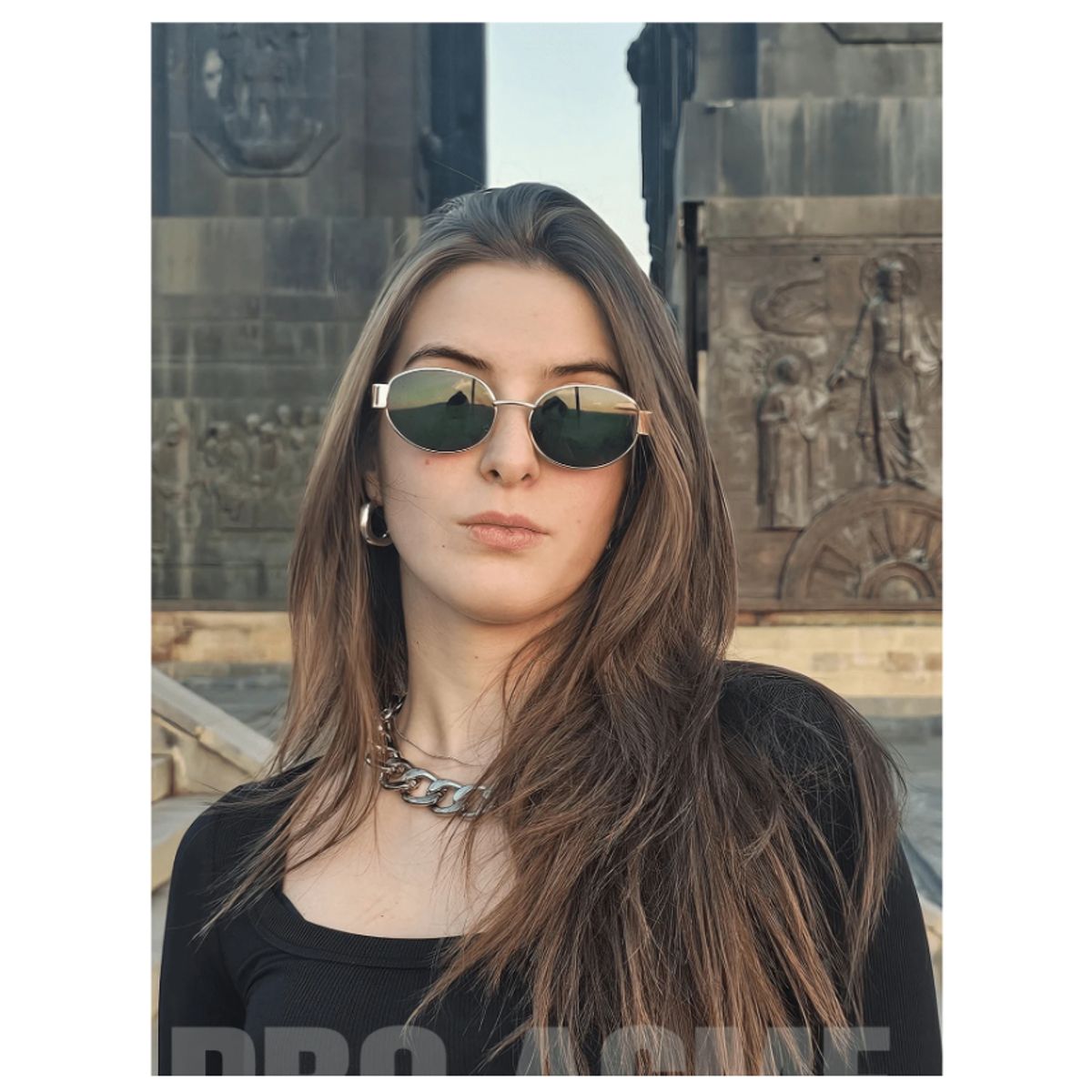 GENERICO - LENTES DE SOL RETRO METAL CON PROTECCION UV