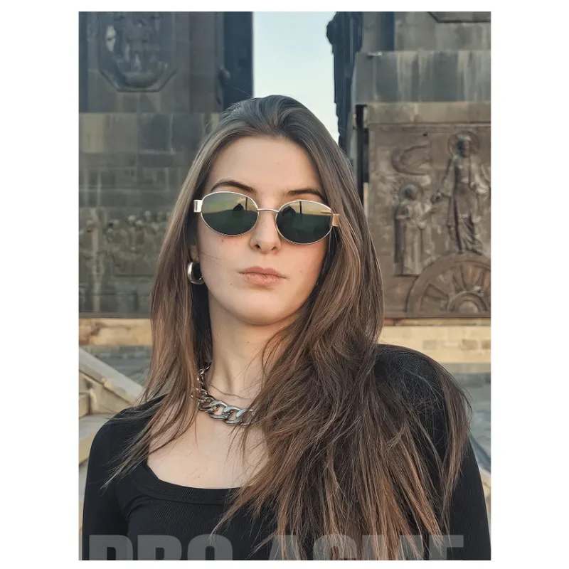 GENERICO - LENTES DE SOL RETRO METAL CON PROTECCION UV