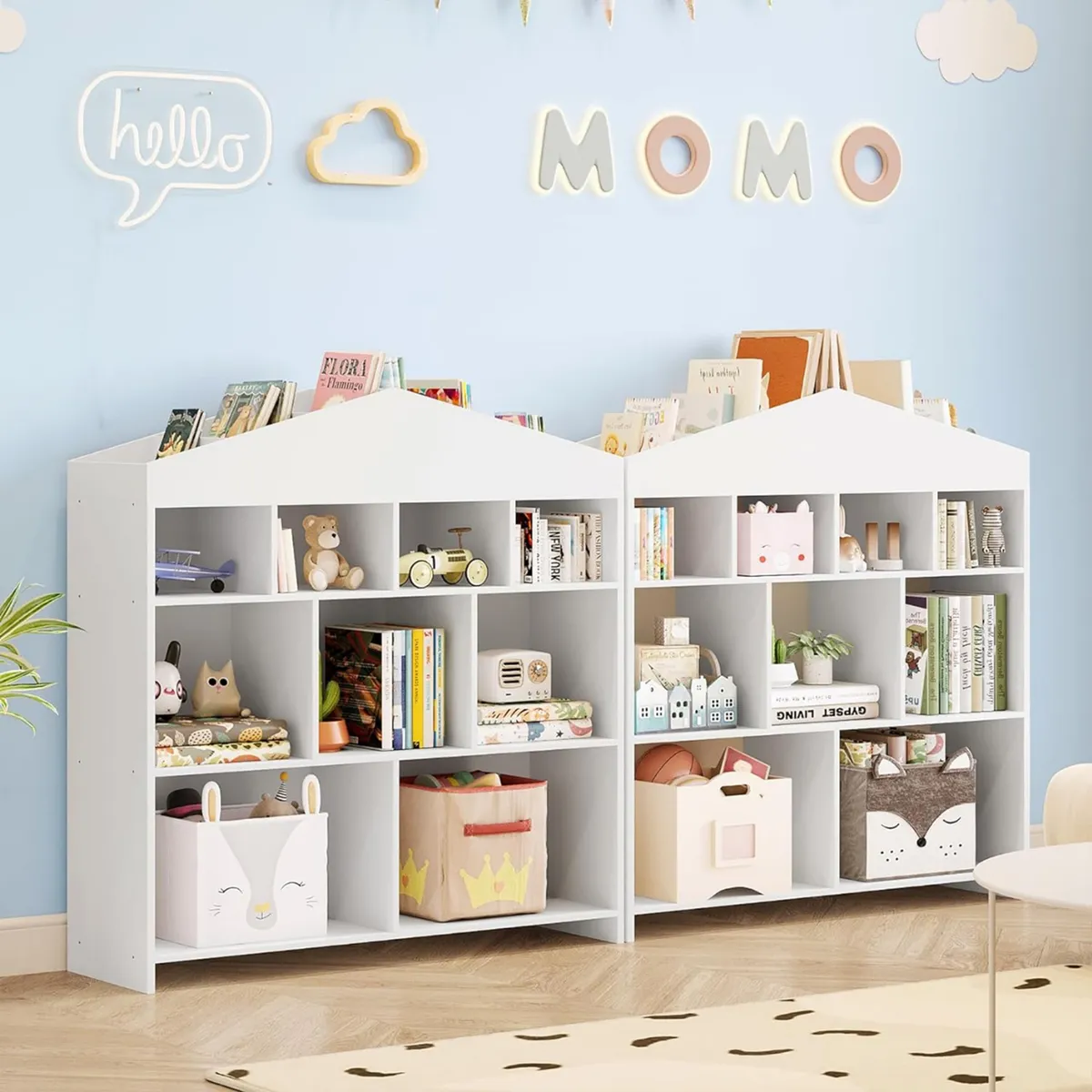 DIBA MUEBLES - Librero Multifuncional Infantil Jade Blanco DIBA Muebles