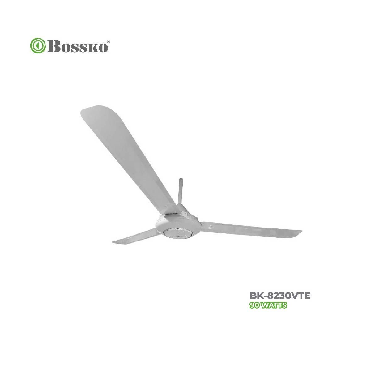 BOSSKO - Ventilador de Techo Bossko BK-8230VTE 90W 5 Velocidades
