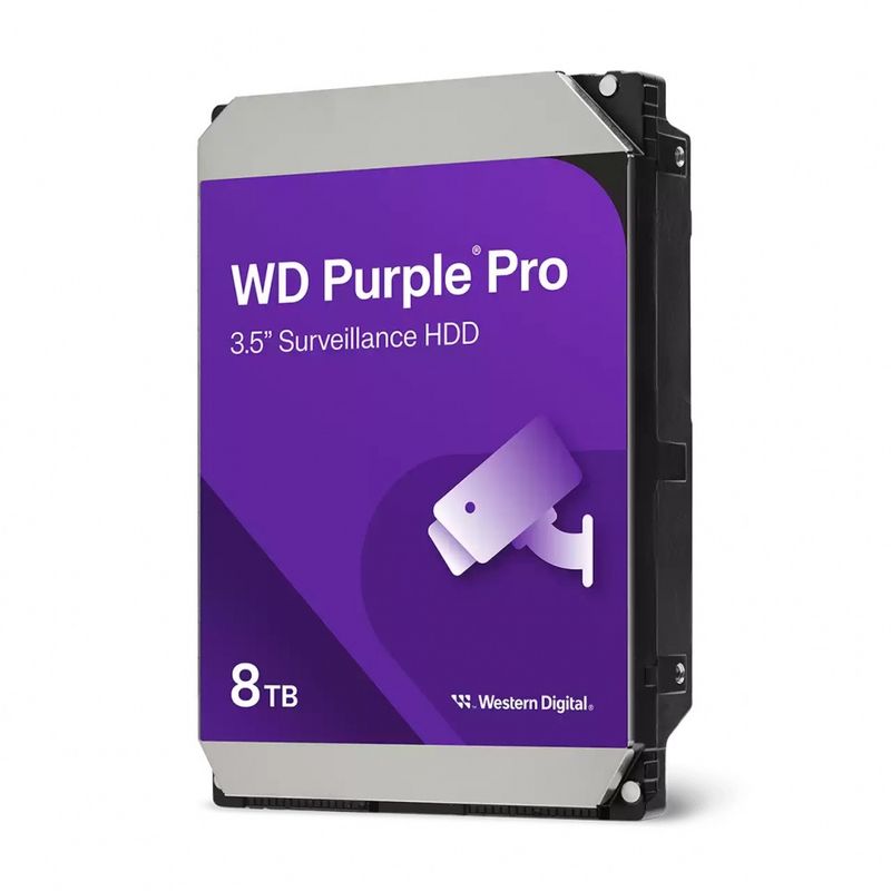 WESTER DIGITAL - Disco Duro Western Digital Purple Pro 8TB Videovigilancia 256MB Cache