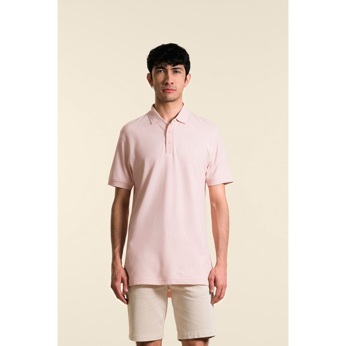 VELEZ - Vélez Polo Casual Algodón Pima Rosado