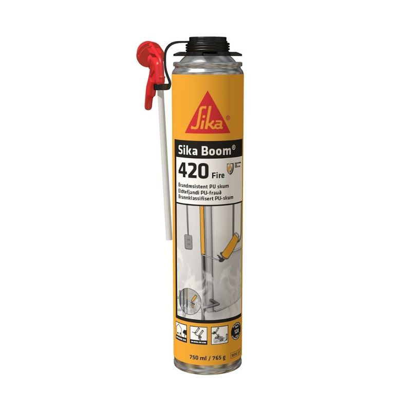 SIKA - Espuma expansiva cortafuego Sika Boom 420 Fire Rosado x 750ml